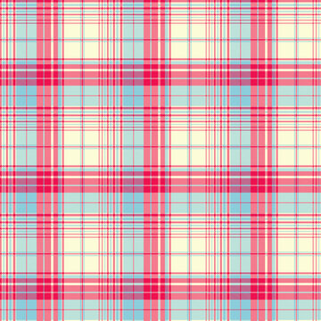 The Blue and Pink Checkered Seamless pattern
