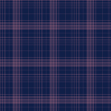 Navy and Pink Elegant Plaid Checkered Seamless Pattern