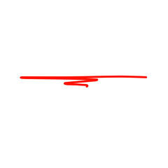 Vector  of  red underline