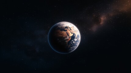 Obraz premium Stunning view of the earth from space