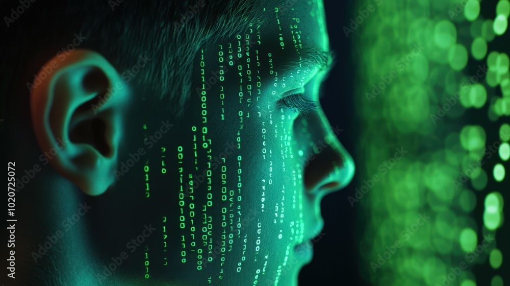 Poster digital technology and data processing
