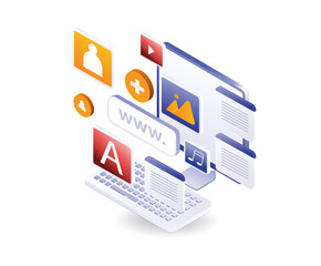 Computer internet data information technology