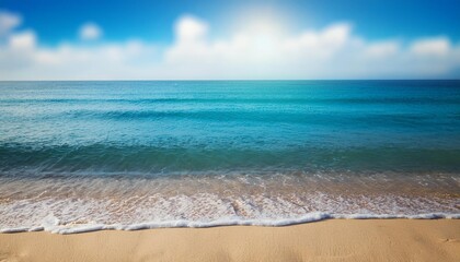 summer beach and sea