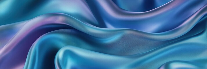 Obraz premium Silken Elegance, a mesmerizing display of soft silk fabric showcasing delicate ripples and graceful folds, inviting touch and admiration.
