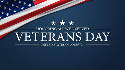 Fototapeta premium Veterans Day USa Background