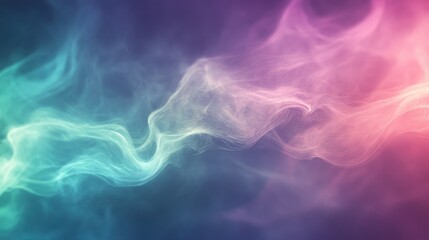 Obraz premium Abstract Smoke Swirls in Vivid Hues