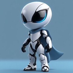 Robot Pop Icon, 3D Character Artwork