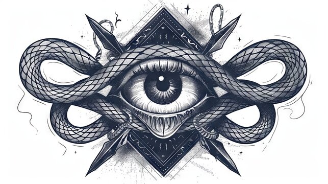 Masonic Symbol on white background