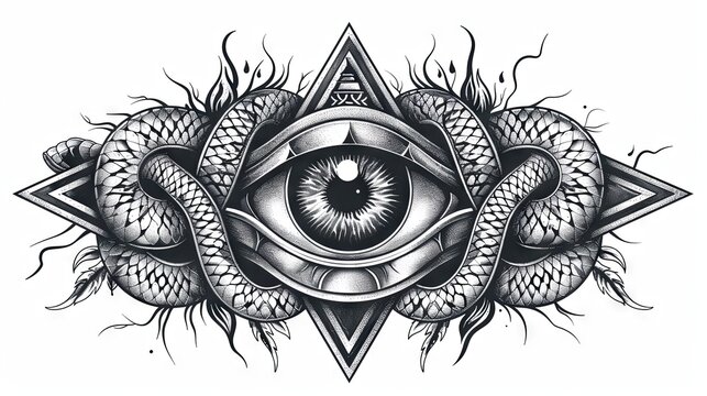 Masonic Symbol on white background