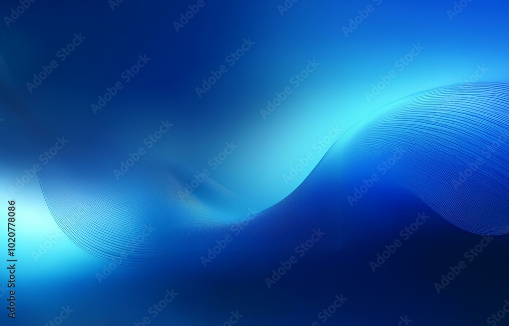 Poster a blue abstract background with subtle waves and a gradient from light to dark blue.