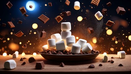 Marshmallows & chocolate heaven