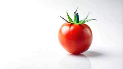Fresh cherry tomato isolated on white background