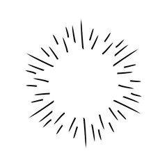 Fireworks flat black and white editable line vector icon to celebrate event. 