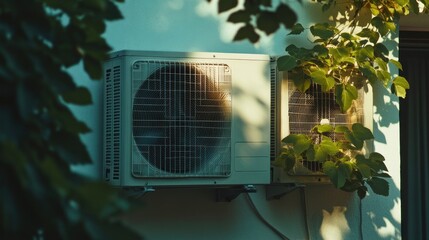 Air Conditioner Unit on a Wall
