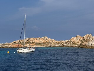 Fototapeta premium yacht in the sea