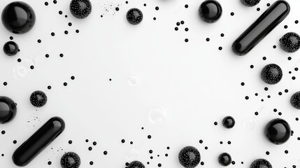 3D template of bold font Black Friday text standing out on a clean white background