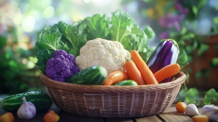 The Vibrant Vegetable Basket