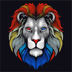 Popular colors: white, blue, red, green, grey, pink, orange, black & white, generally colorful, or a selection of three colors, like as lion