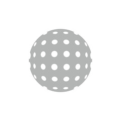 Golf ball icon logo design template isolated illustration
