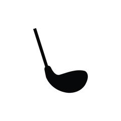 Golf stick icon logo design template isolated illustration