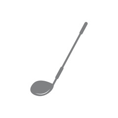 Golf stick icon logo design template isolated illustration