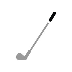 Golf stick icon logo design template isolated illustration