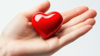 Fototapeta premium The Heart in a Hand