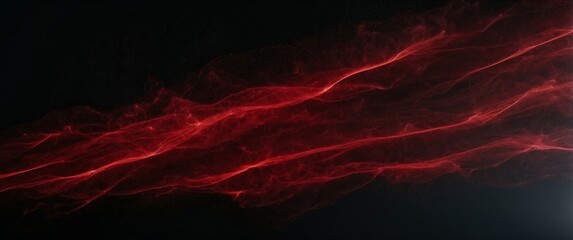 A red line with a black background. The line is red and it is long