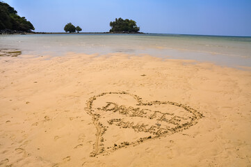 Ocean shore on Phuket island