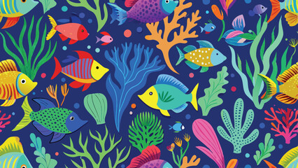 natural seamless pattern background 