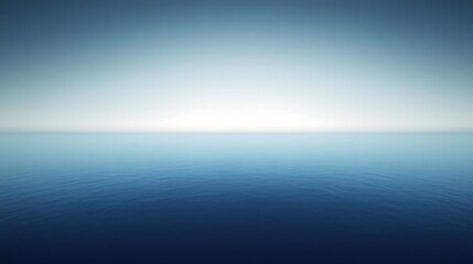 Obraz premium Endless horizon of tranquility with a serene monochromatic gradient in soft hues background