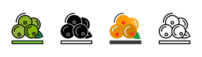 Set of Superfoods Icon