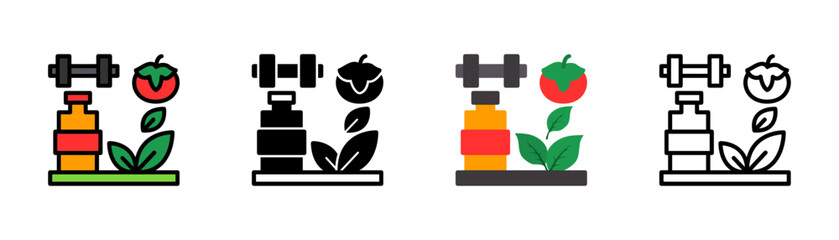 Set of Minerals Icon