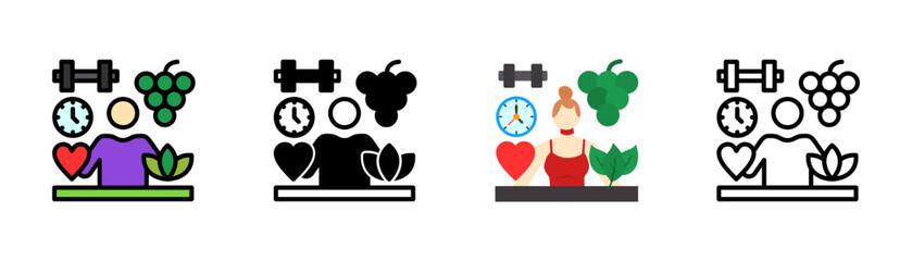 Set of Self-Care Icon