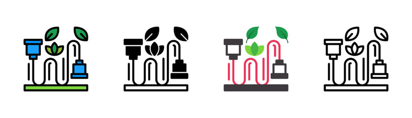 Set of Resistance Bands Icon