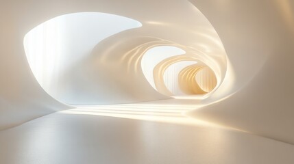 Seamless smooth white surface with even lighting,