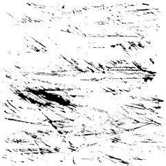 Scratched Grunge Urban Background Texture Vector. Dust Overlay Distress Grainy Grungy Effect. Distressed Backdrop Vector Illustration. Isolated Black on White Background. EPS 10.