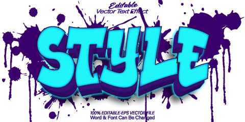 Style  Vector Text Effect Editable Alphabet Grafiti Urban Street Spray City
