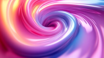 Obraz premium A swirl of pink and blue colors with a purple center