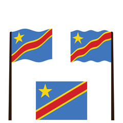 Flag of Democratic Republic of the Congo