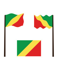 Republic of Congo African Country Flag