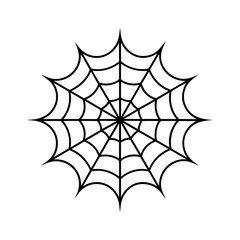 spider net line art silhouette vector illustration,transparent background
