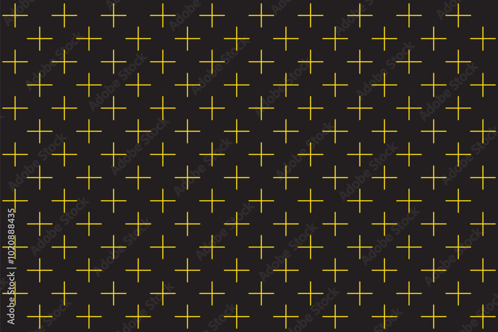 Poster cross pattern seamless gray on white background. plus sign abstract background vector.