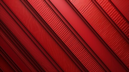 Abstract Red Diagonal Striped Pattern with Textured Surfaces