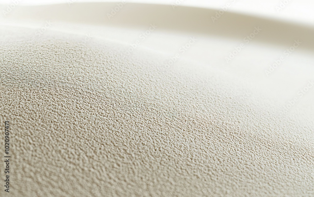 Aufkleber textured surface of fine powder on a plate captured in natural light with soft shadows creating a se