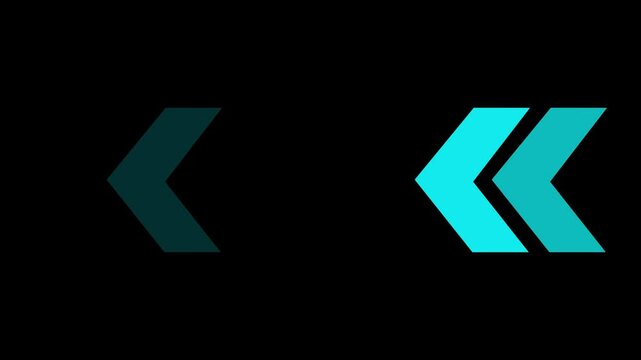 arrow loop animation. Animated arrows for the overlay video layerdirectional arrow loop, direction arrow line loop animation. blinking arrow navigation