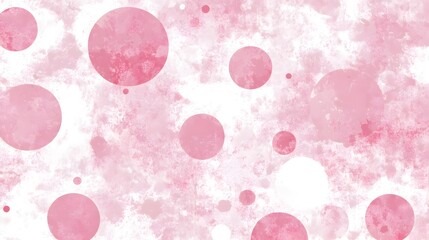 Delicate Pink Watercolor Splash Abstract Background