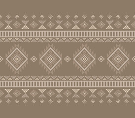 Obraz premium Ancient echoes Aztec geometric seamless patterns southwest Navajo Native American tribal ethnic colorful for textile printing
