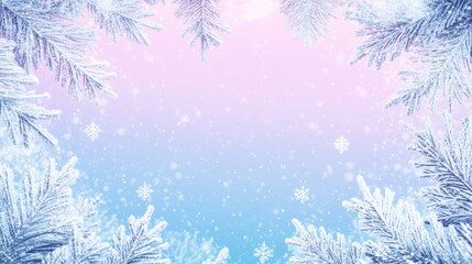 Photo of clouds and snow on a sky background - cute snow fall on clouds