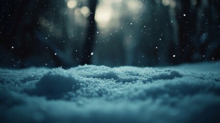 An intense winter storm with heavy snow and wind, with an emphasis on natural power and winter weather